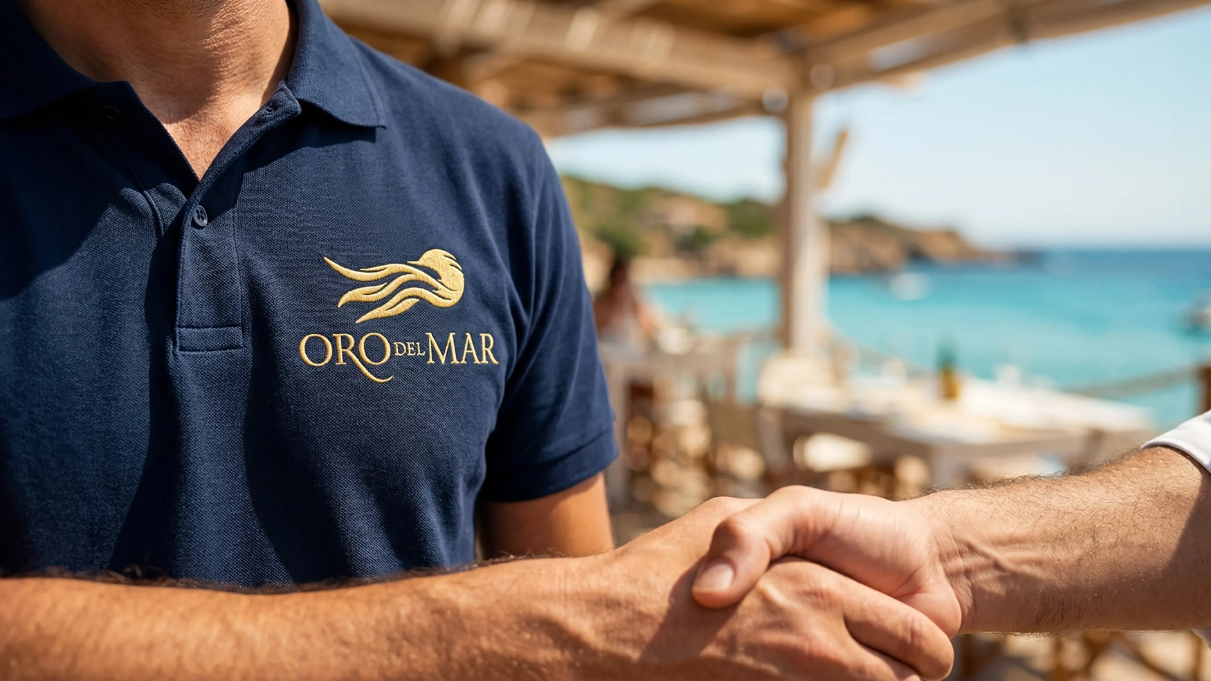 Operatore con polo Oro del Mar